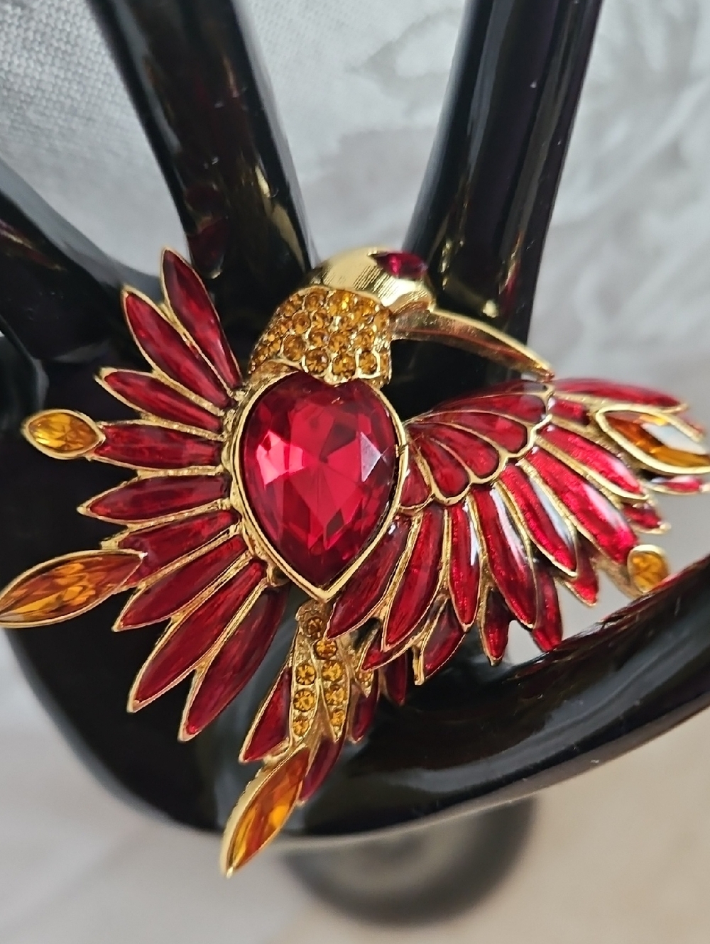 Graziano "Bird Of Paradise" Vintage Brooch. - Picture 4 of 11
